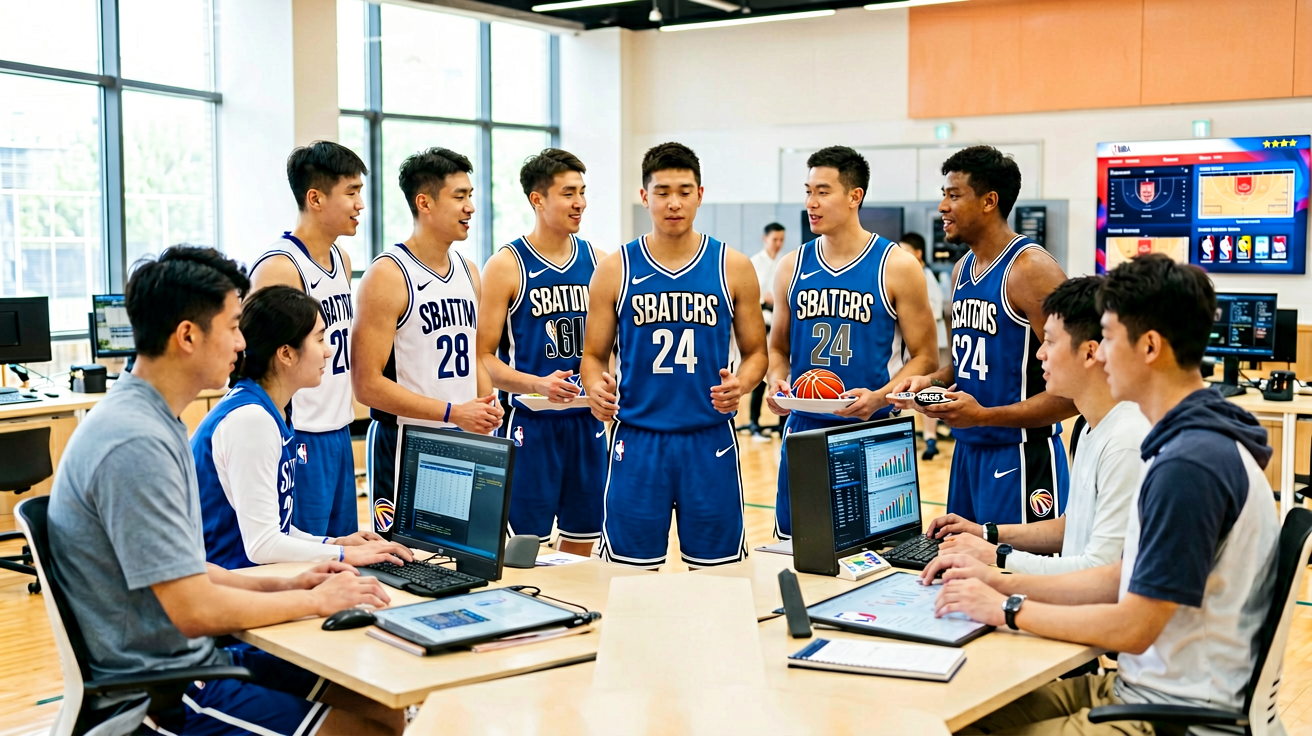 篮球球队：NBA与CBA球队阵容、球员数据与赛季表现统计
